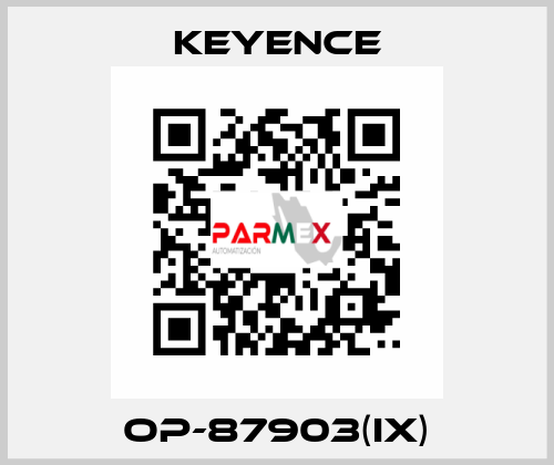 OP-87903(IX) Keyence