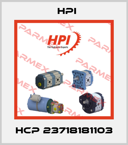 HCP 23718181103 HPI