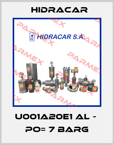 U001A20E1 Al -  Po= 7 barg Hidracar