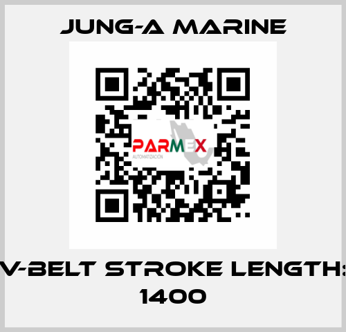 V-belt stroke length: 1400 JUNG-A MARINE