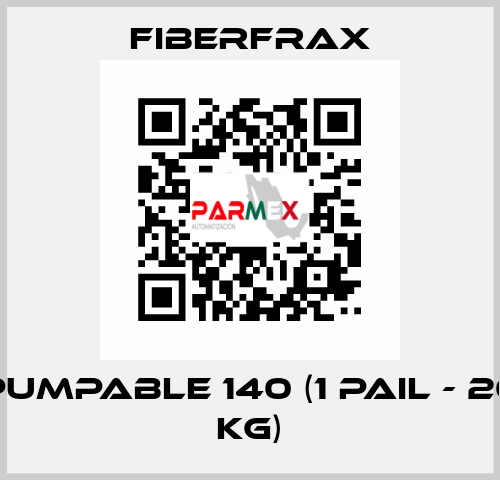 PUMPABLE 140 (1 pail - 20 kg) Fiberfrax