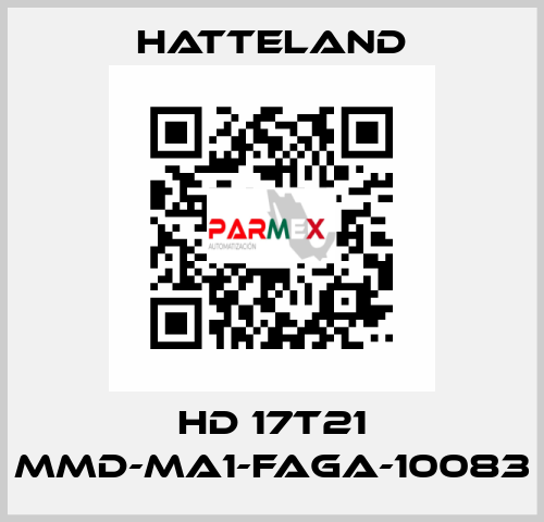 HD 17T21 MMD-MA1-FAGA-10083 HATTELAND