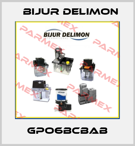 GPO6BCBAB Bijur Delimon
