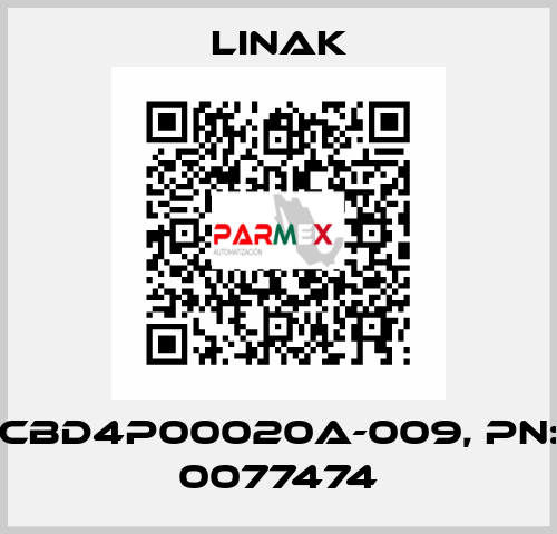 CBD4P00020A-009, PN: 0077474 Linak
