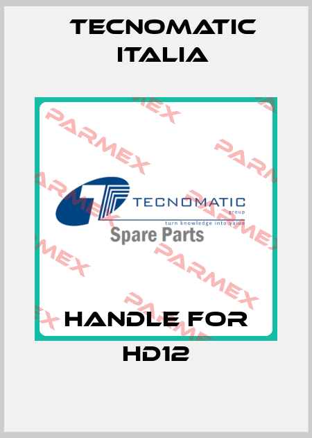Handle For HD12 Tecnomatic Italia