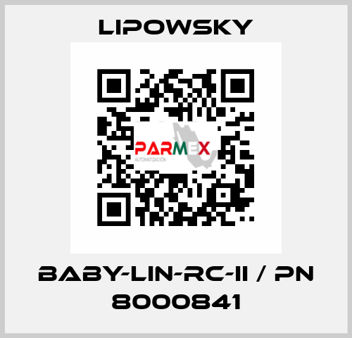 Baby-LIN-RC-II / PN 8000841 Lipowsky