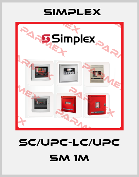 SC/UPC-LC/UPC SM 1m Simplex