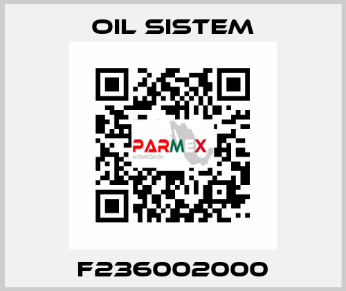 F236002000 Oil Sistem