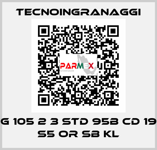 G 105 2 3 STD 95B CD 19 S5 OR SB KL TECNOINGRANAGGI