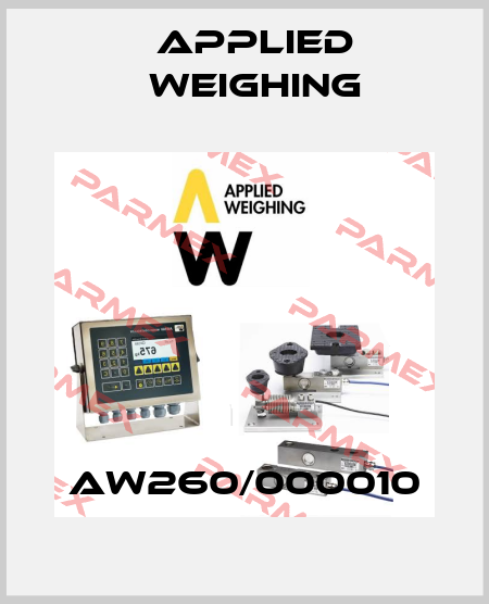 AW260/000010 Applied Weighing