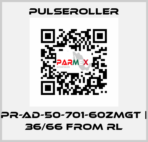 PR-AD-50-701-60ZMGT | 36/66 from RL PULSEROLLER