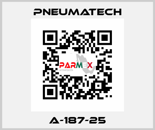 A-187-25 Pneumatech