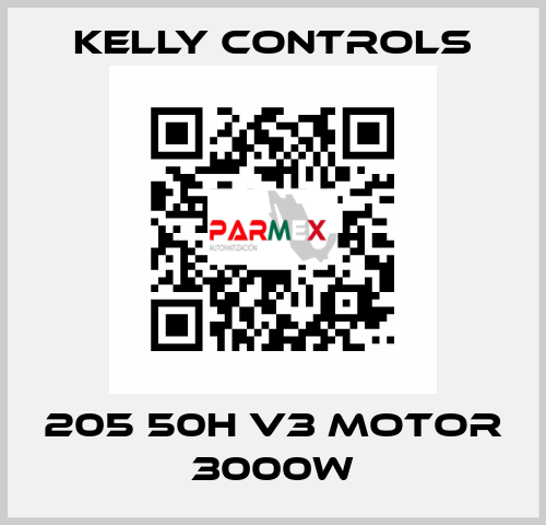 205 50H V3 Motor 3000W Kelly Controls