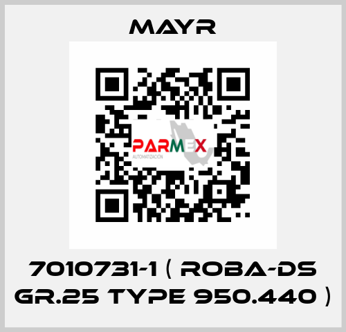 7010731-1 ( ROBA-DS Gr.25 Type 950.440 ) Mayr