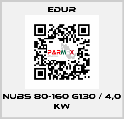 NUBS 80-160 G130 / 4,0 KW Edur