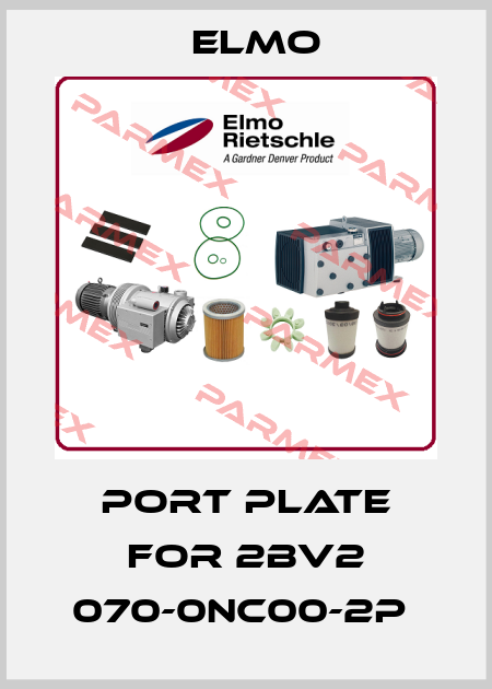 Port plate for 2BV2 070-0NC00-2P  Elmo