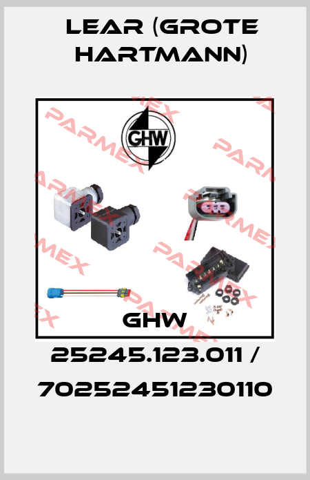 GHW 25245.123.011 / 70252451230110 Lear (Grote Hartmann)
