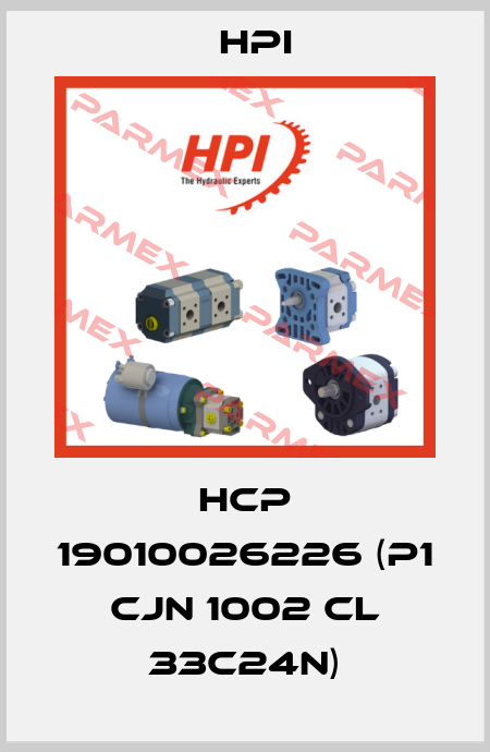 HCP 19010026226 (P1 CJN 1002 CL 33C24N) HPI