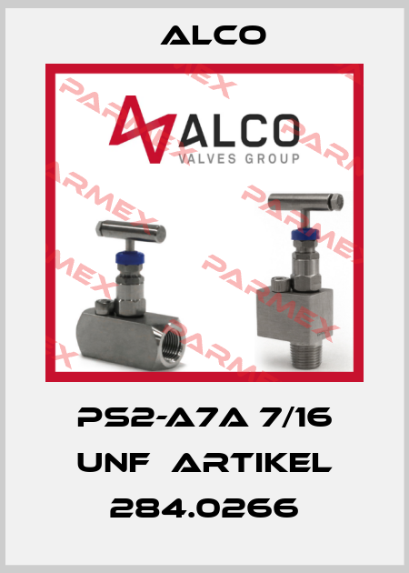PS2-A7A 7/16 UNF  ARTIKEL 284.0266 Alco