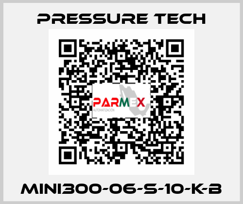 MINI300-06-S-10-K-B Pressure Tech