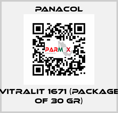 Vitralit 1671 (package of 30 gr) Panacol