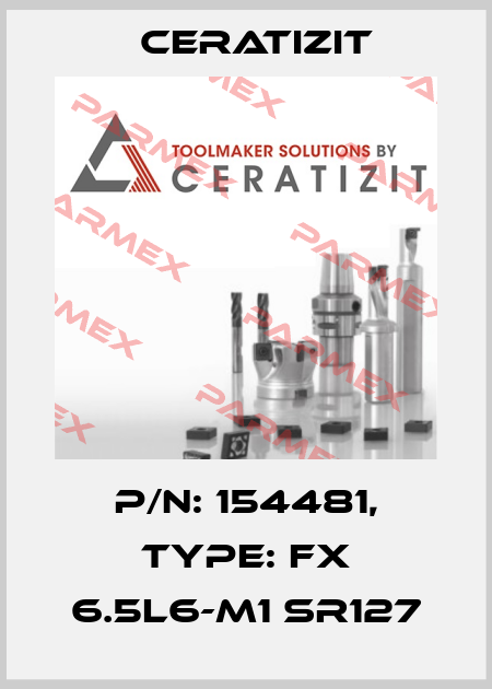 P/N: 154481, Type: FX 6.5L6-M1 SR127 Ceratizit