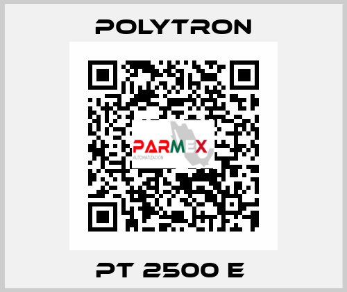 PT 2500 E  Polytron