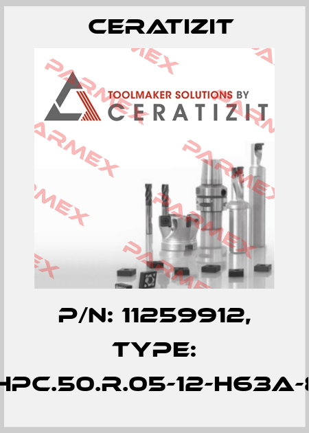 P/N: 11259912, Type: MHPC.50.R.05-12-H63A-80 Ceratizit