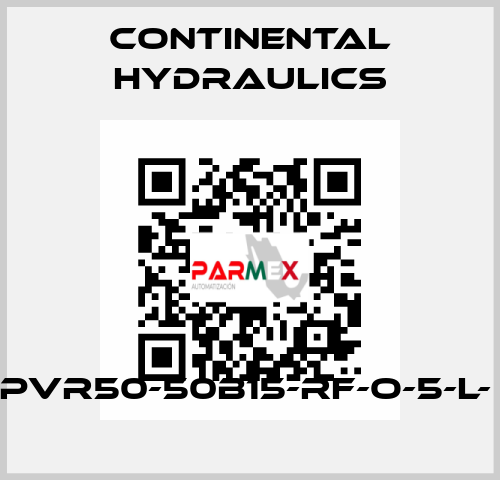 PVR50-50B15-RF-O-5-L-  Continental Hydraulics