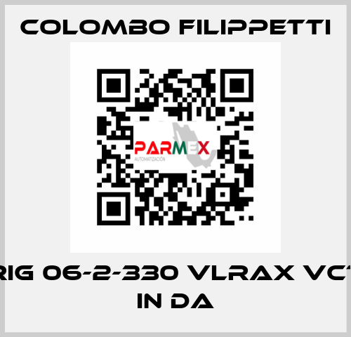 RIG 06-2-330 VLRAX VCT IN DA Colombo Filippetti