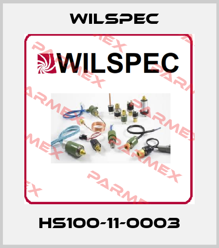HS100-11-0003 Wilspec