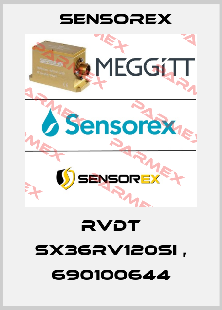 RVDT SX36RV120SI , 690100644 Sensorex