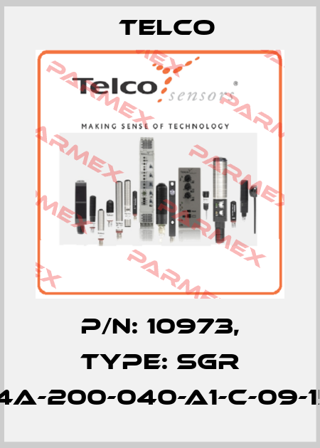 p/n: 10973, Type: SGR 14a-200-040-A1-C-09-15 Telco