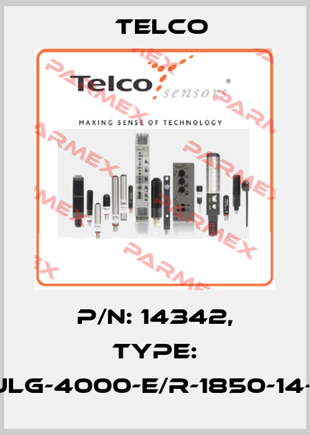 p/n: 14342, Type: SULG-4000-E/R-1850-14-01 Telco