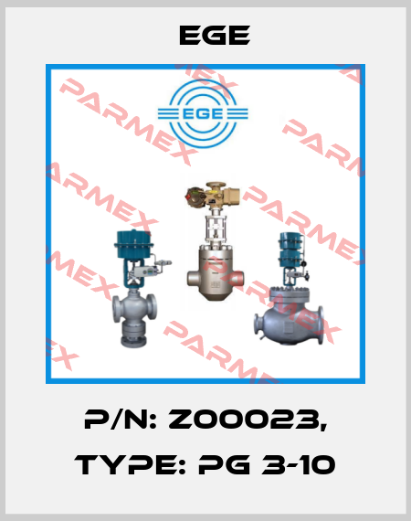 p/n: Z00023, Type: PG 3-10 Ege
