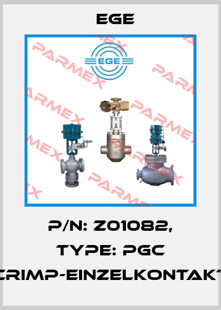 p/n: Z01082, Type: PGC Crimp-Einzelkontakt Ege