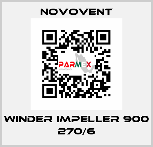 WINDER IMPELLER 900 270/6 Novovent