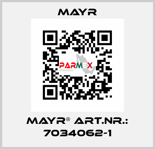 mayr® Art.Nr.: 7034062-1 Mayr