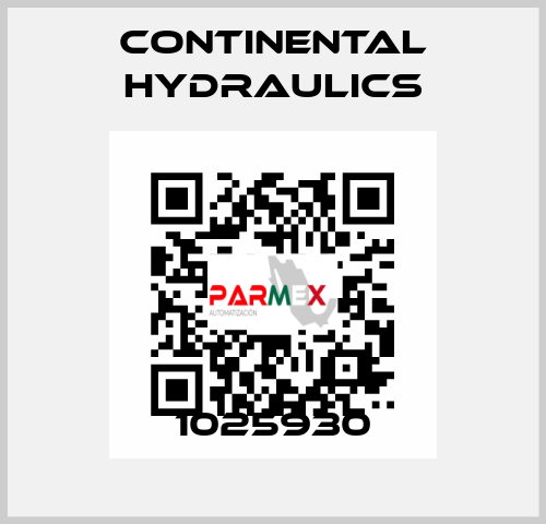 1025930 Continental Hydraulics