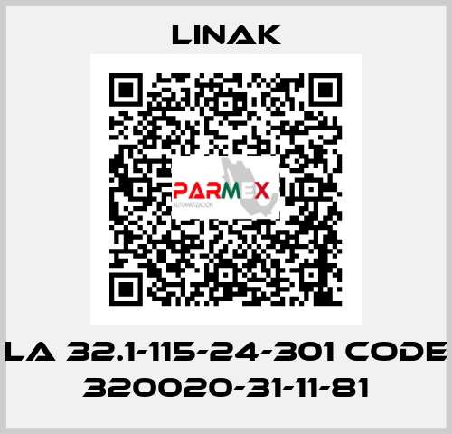 LA 32.1-115-24-301 Code 320020-31-11-81 Linak