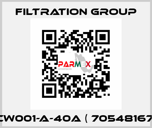 CW001-A-40A ( 70548167) Filtration Group