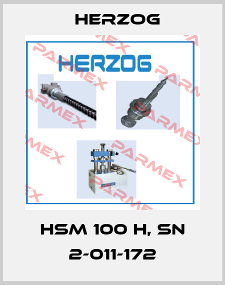 HSM 100 H, SN 2-011-172 Herzog