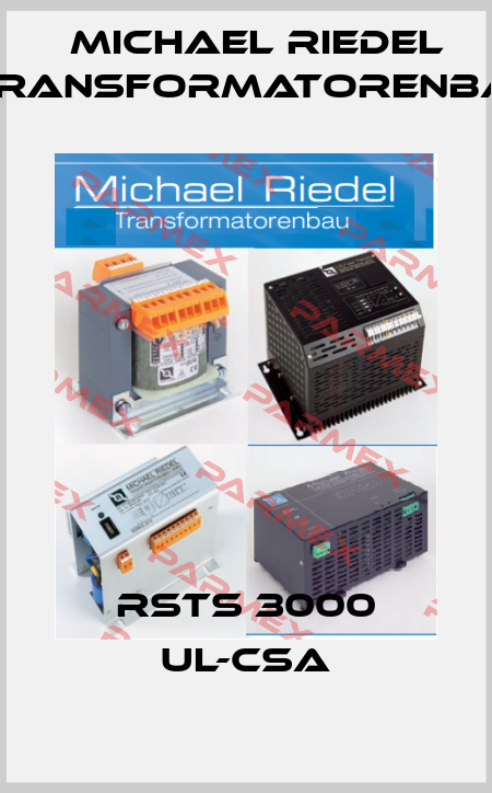 RSTS 3000 UL-CSA Michael Riedel Transformatorenbau