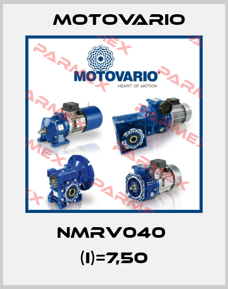 NMRV040  (i)=7,50 Motovario
