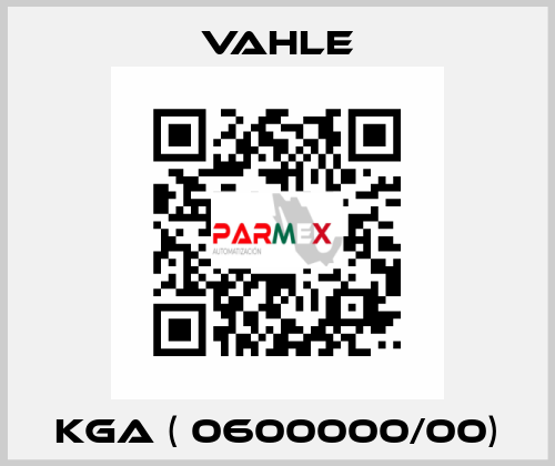 KGA ( 0600000/00) Vahle