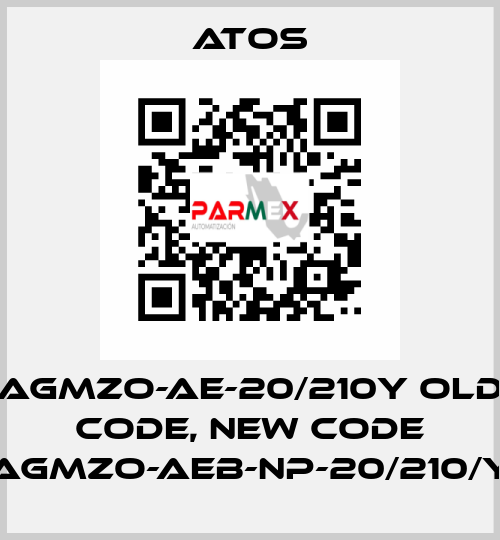 AGMZO-AE-20/210Y old code, new code AGMZO-AEB-NP-20/210/Y Atos