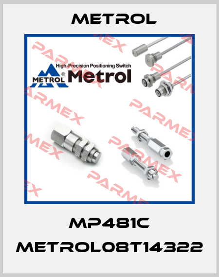 MP481C METROL08T14322 Metrol