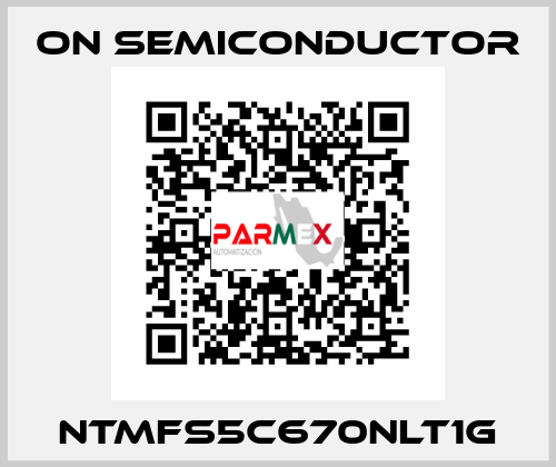 NTMFS5C670NLT1G On Semiconductor