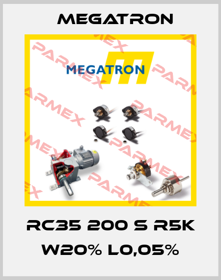 RC35 200 S R5K W20% L0,05% Megatron