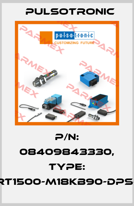 p/n: 08409843330, Type: KURT1500-M18KB90-DPS-V2 Pulsotronic